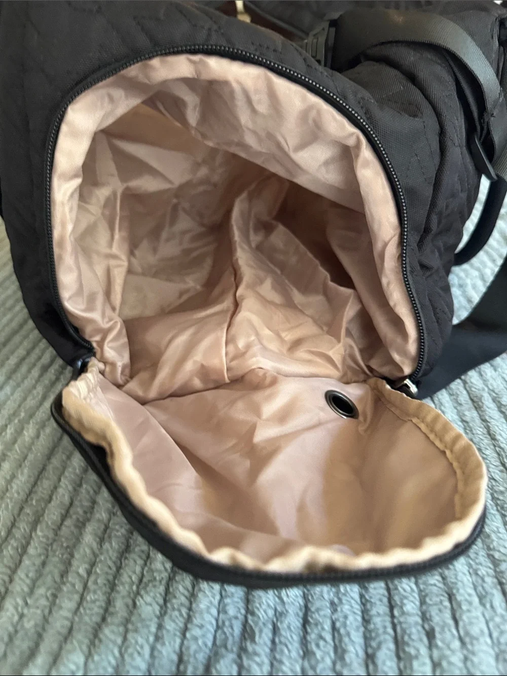 Bagsmart Large Black Quilted Travel Duffel Bag